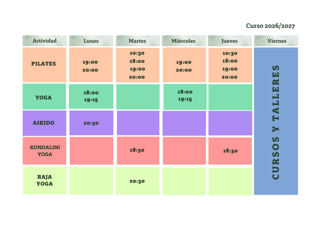 horarios hathadojo
